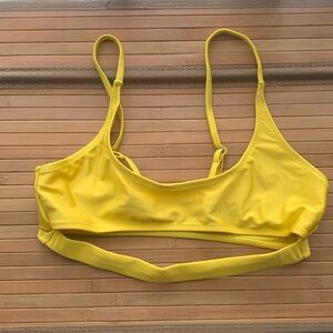 Yellow bikini top